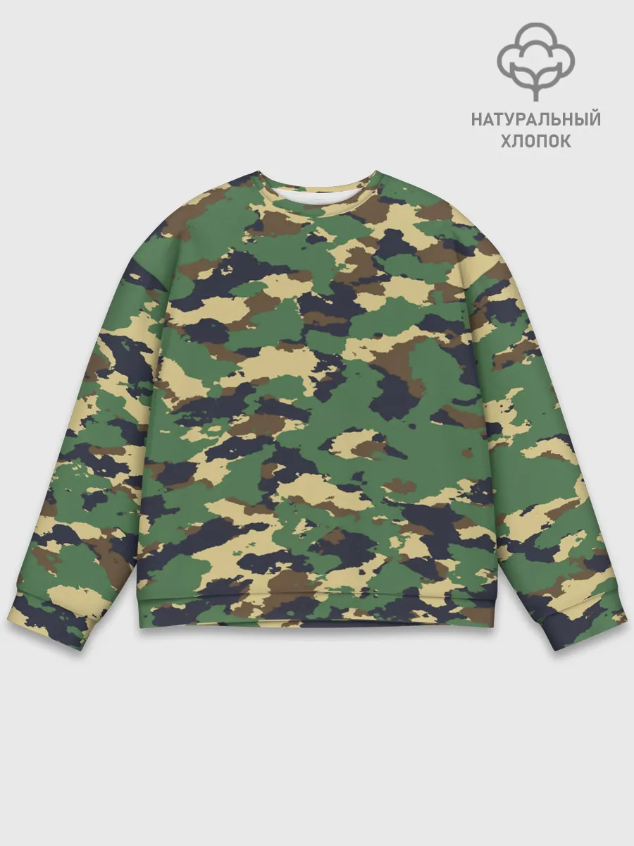 Мужской свитшот базовый / КАМУФЛЯЖ