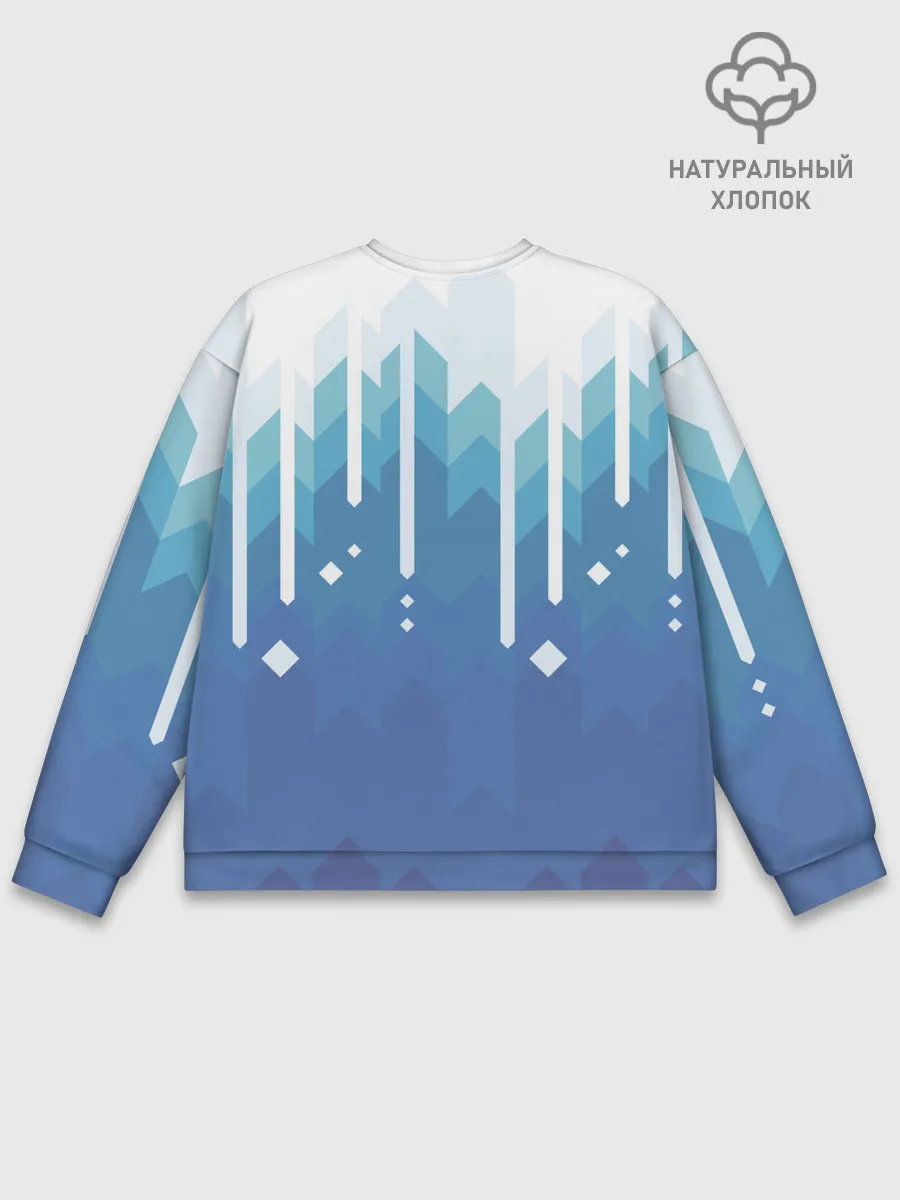 Мужской свитшот базовый / Пиксельные сливки