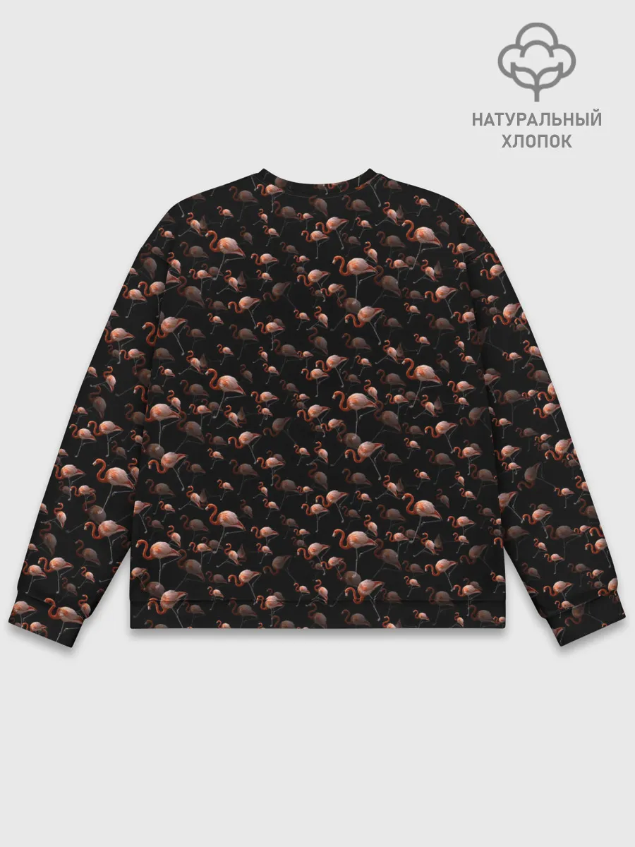 Мужской свитшот базовый / Фламинго