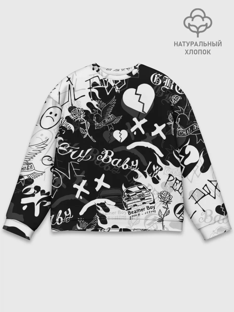 Мужской свитшот базовый / LIL PEEP