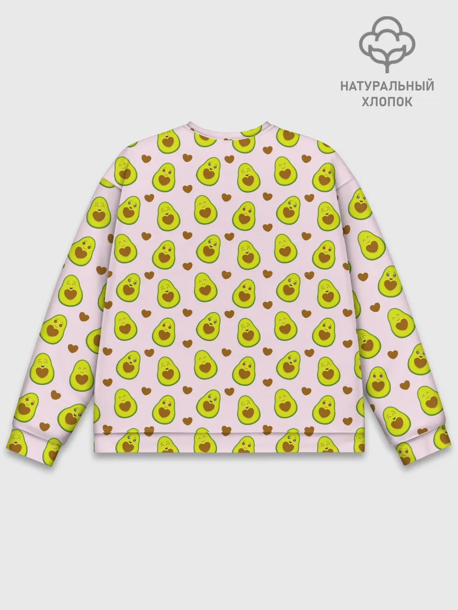 Мужской свитшот базовый / АВОКАДО