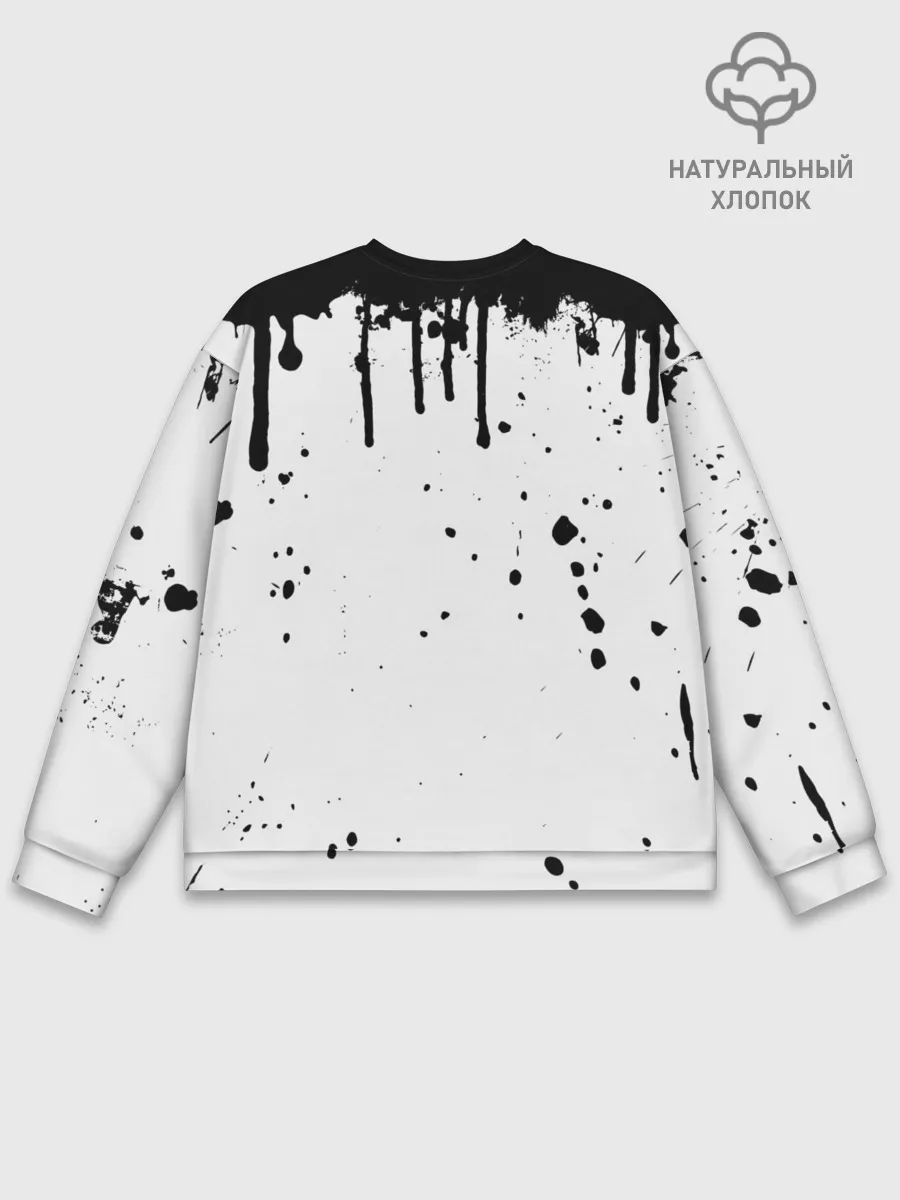 Мужской свитшот базовый / АХЕГАО с подтёками