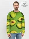 Мужской свитшот базовый / АВАКАДО ПАТТЕРН.