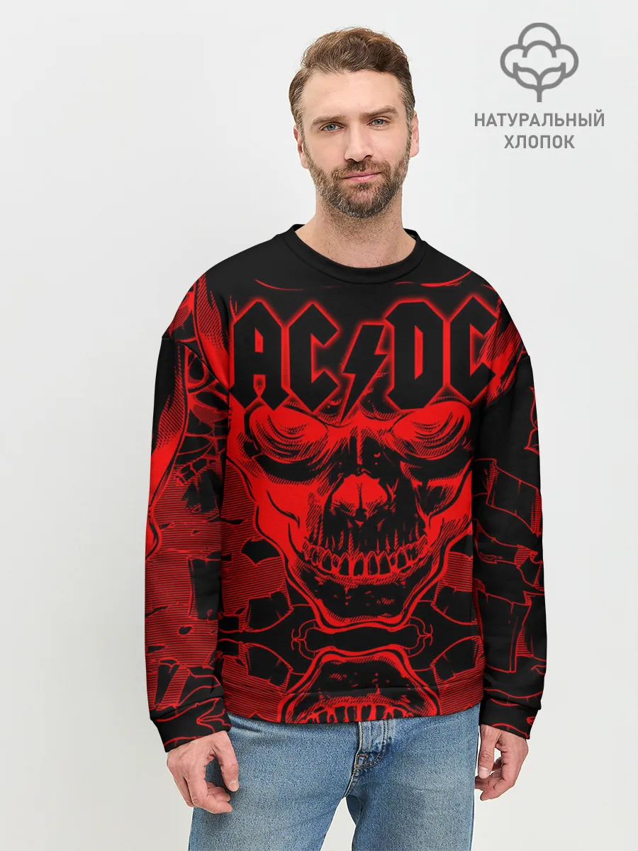 Мужской свитшот базовый / AC/DC