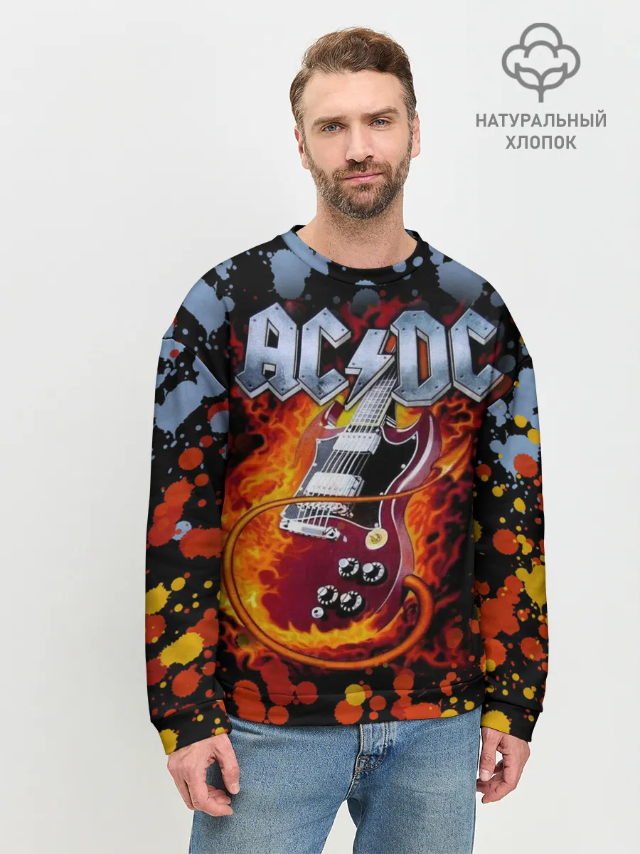 Мужской свитшот базовый / AC/DC