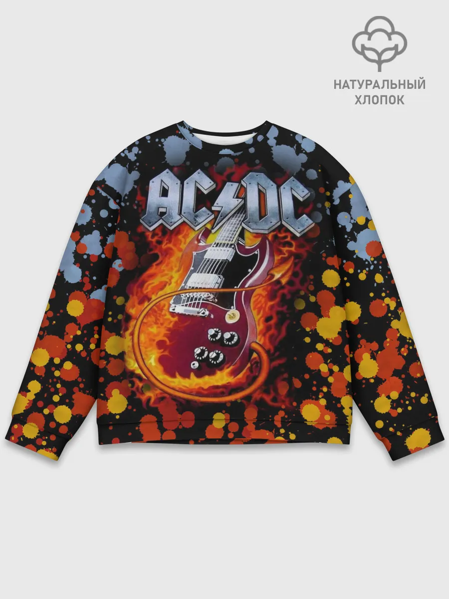 Мужской свитшот базовый / AC/DC