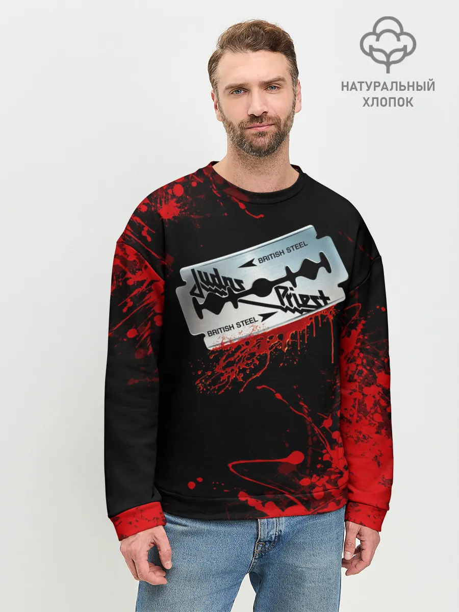 Мужской свитшот базовый / JUDAS PRIEST.