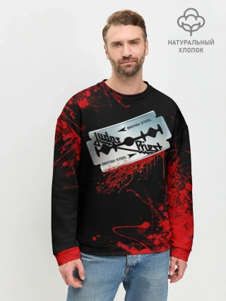 Мужской свитшот базовый / JUDAS PRIEST.