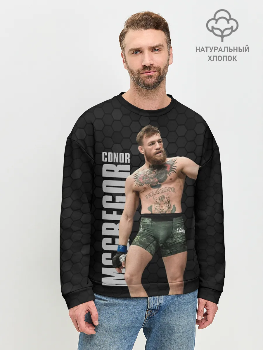 Мужской свитшот базовый / Конор МакГрегор