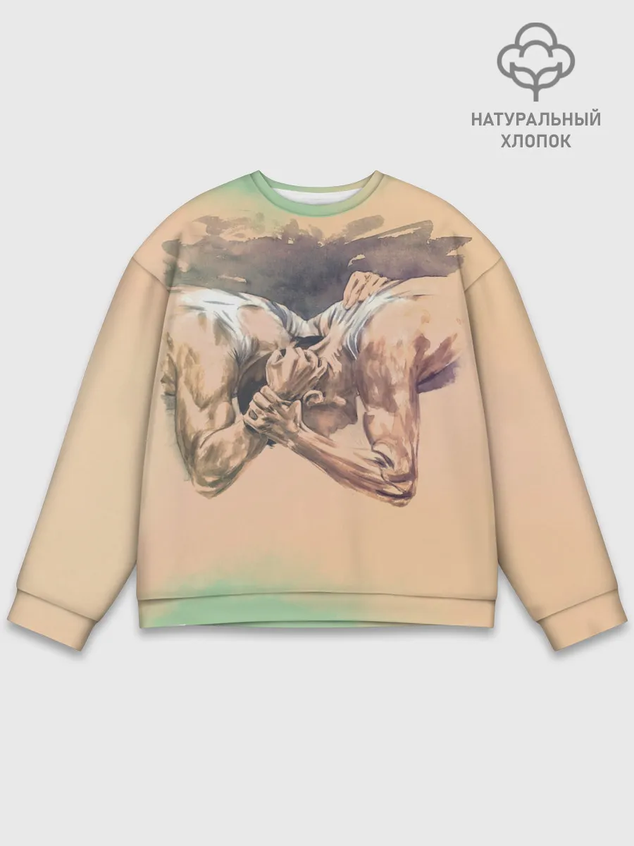 Мужской свитшот базовый / Борьба