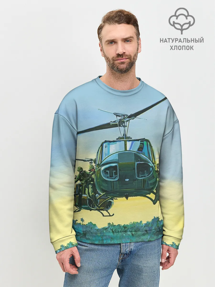 Мужской свитшот базовый / Вертолеты