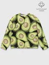 Мужской свитшот базовый / Avocado background