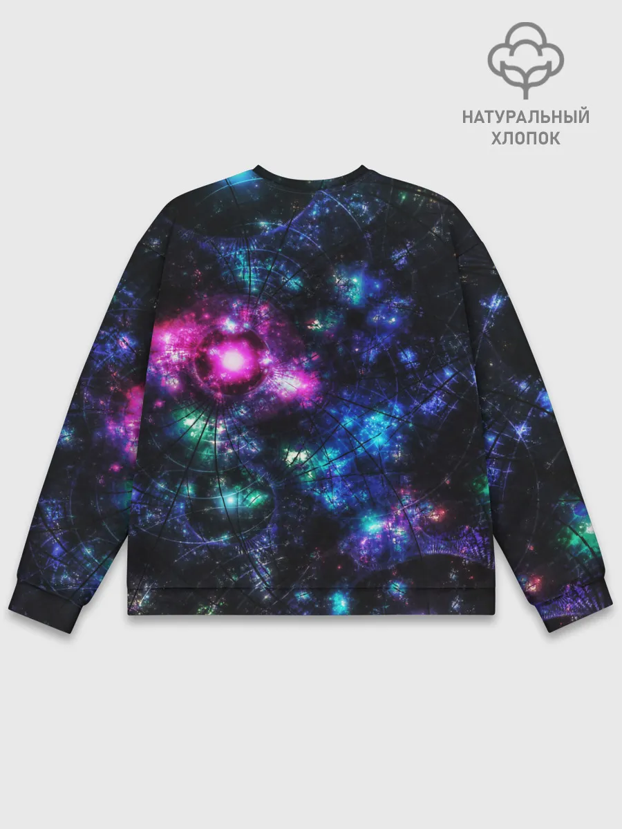 Мужской свитшот базовый / АБСТРАКЦИЯ КОСМОСА