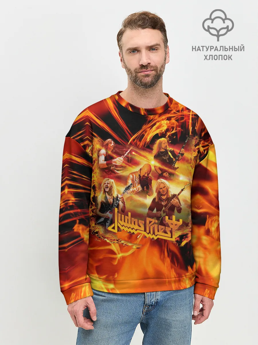 Мужской свитшот базовый / Judas Priest