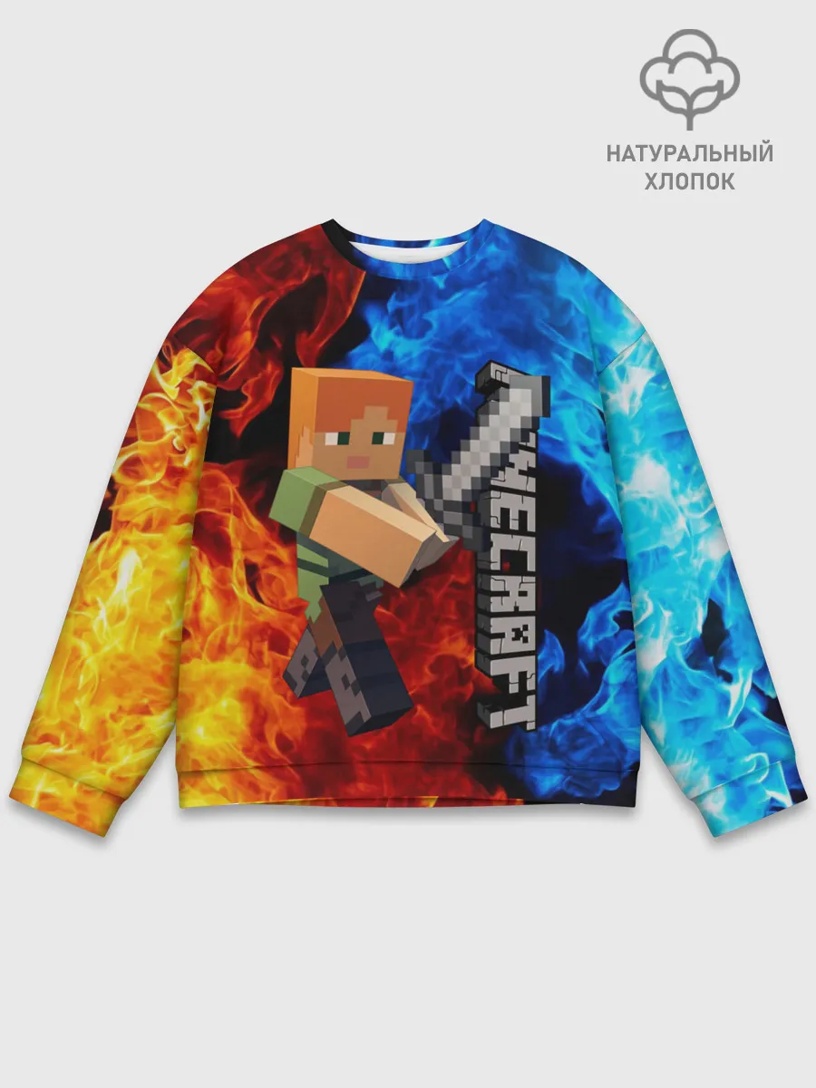 Мужской свитшот базовый / MINECRAFT