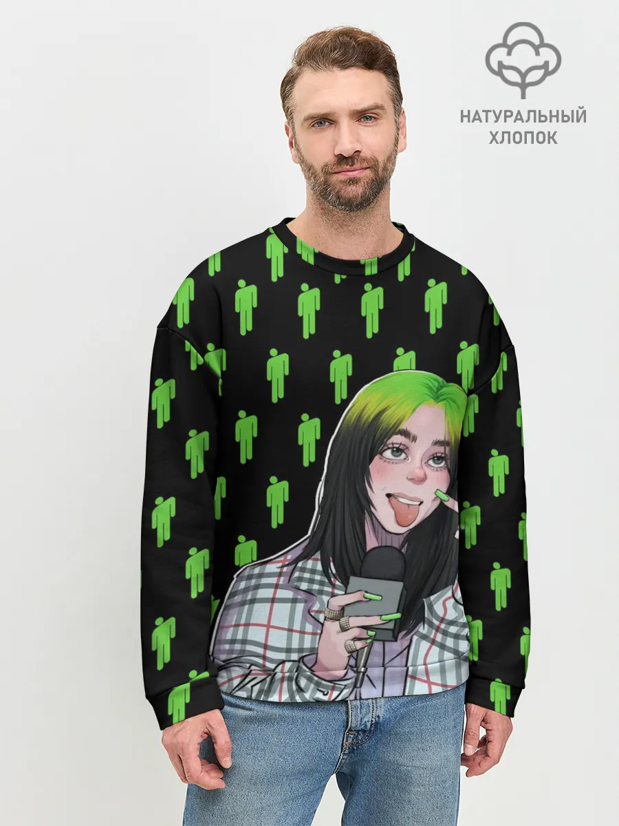 Мужской свитшот базовый / Billie Eilish