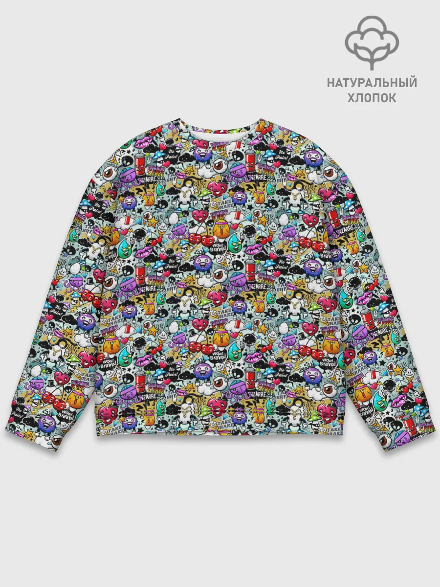 Мужской свитшот базовый / Stickerboom