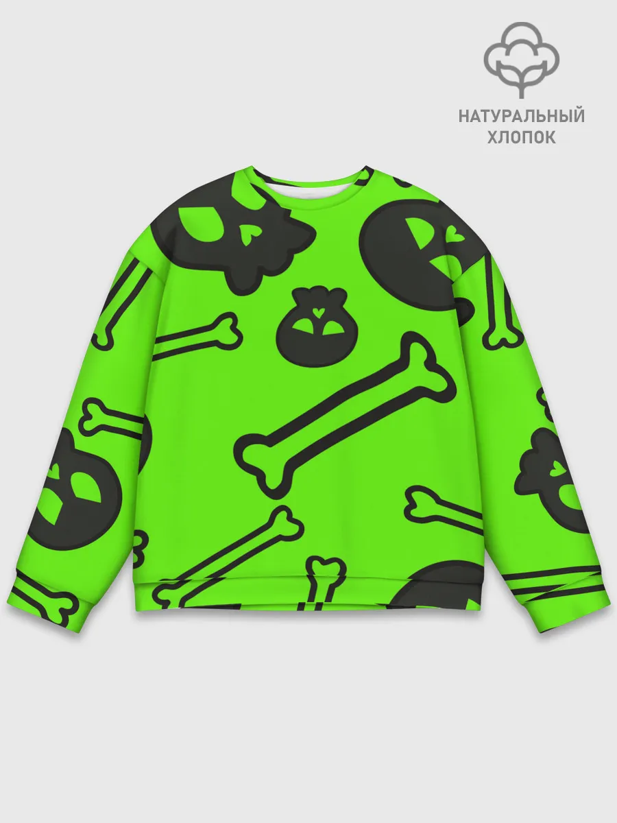 Мужской свитшот базовый / Черепа
