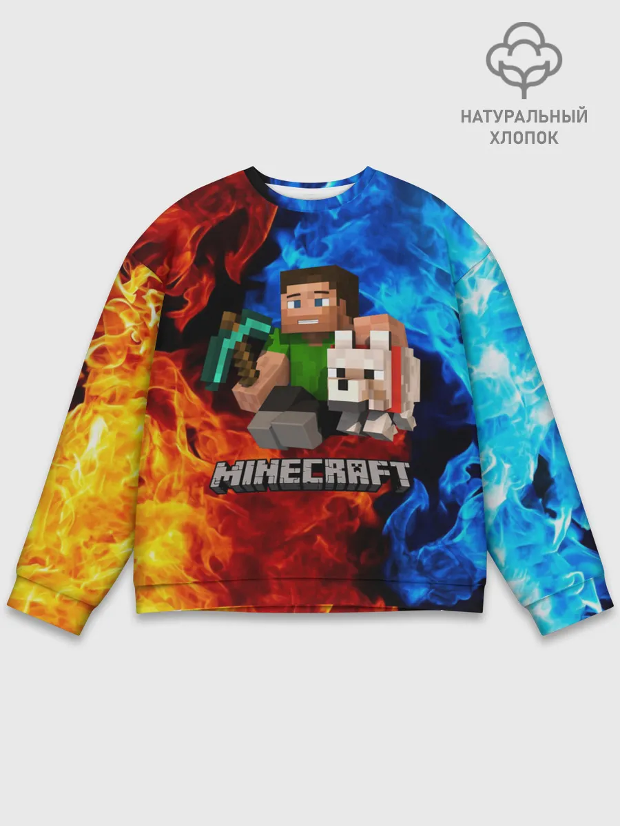 Мужской свитшот базовый / MINECRAFT
