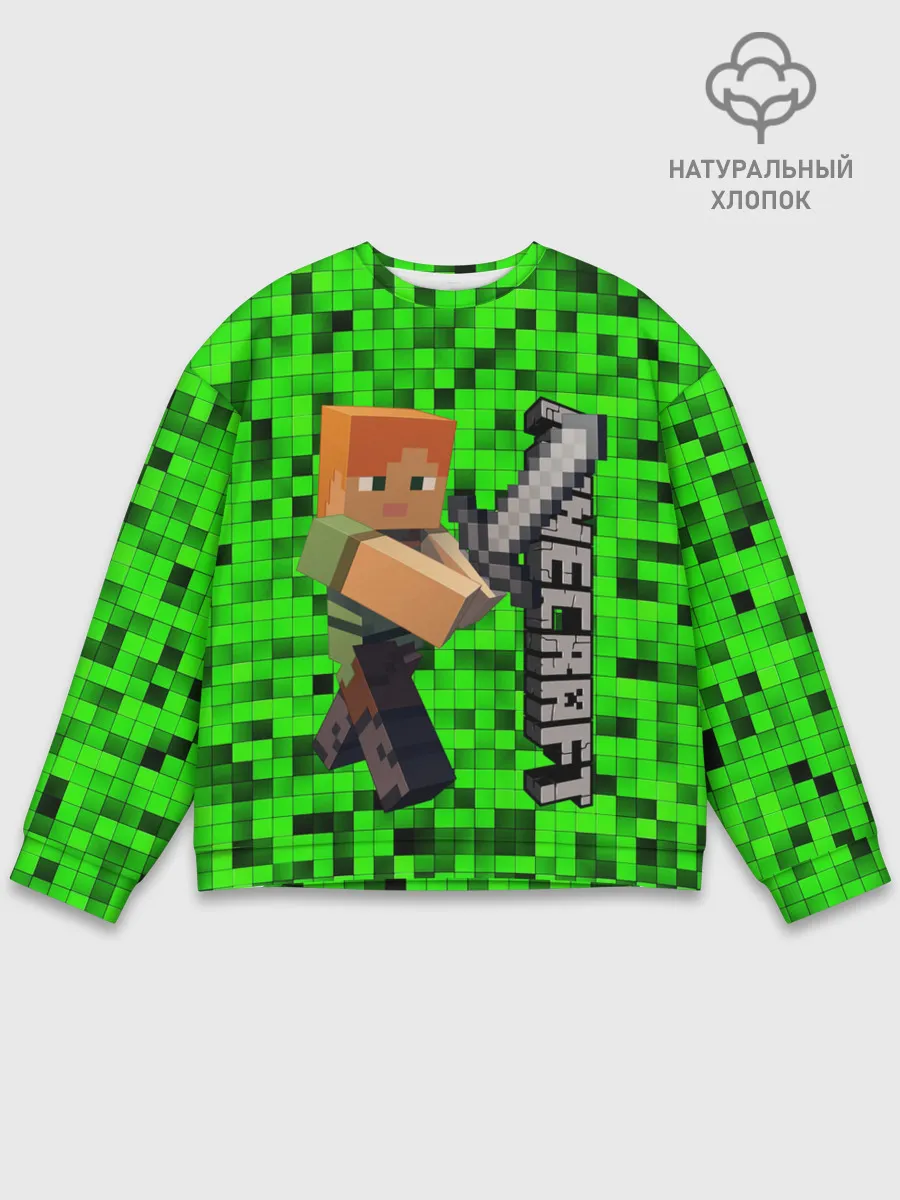 Мужской свитшот базовый / MINECRAFT