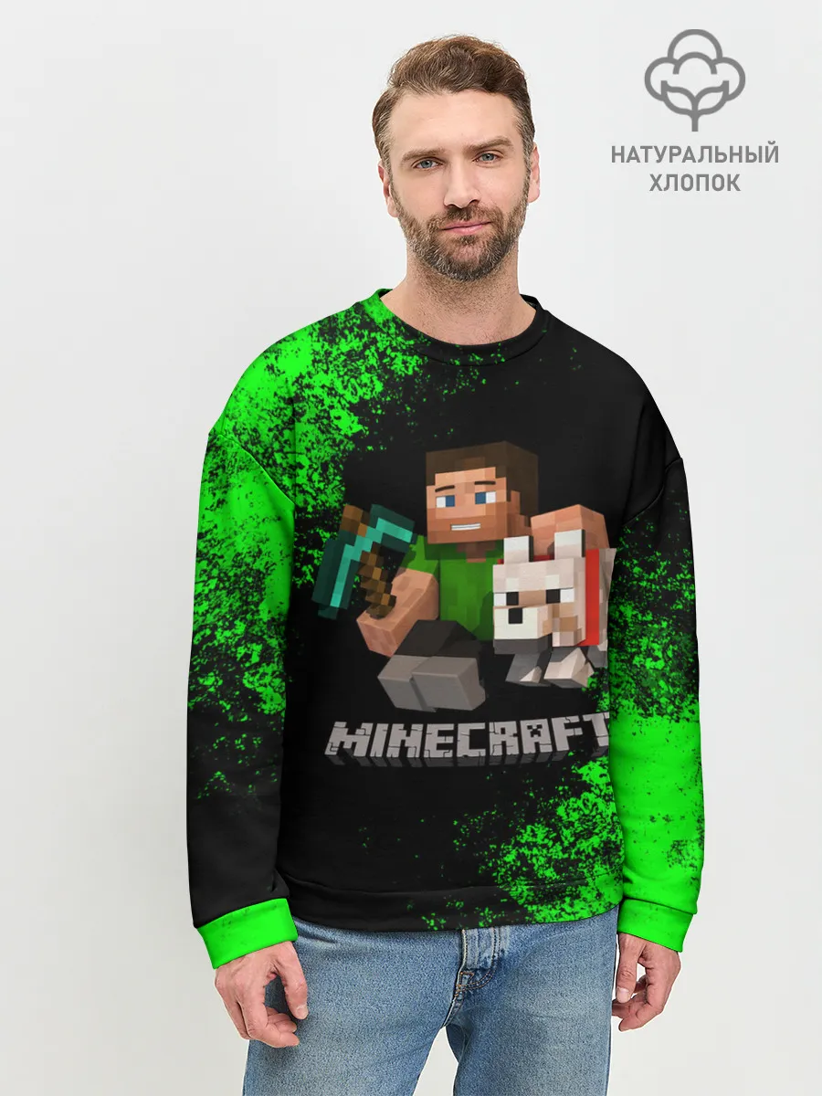 Мужской свитшот базовый / MINECRAFT
