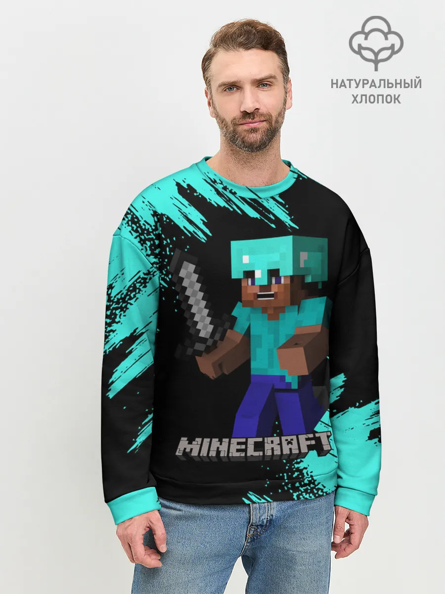 Мужской свитшот базовый / MINECRAFT