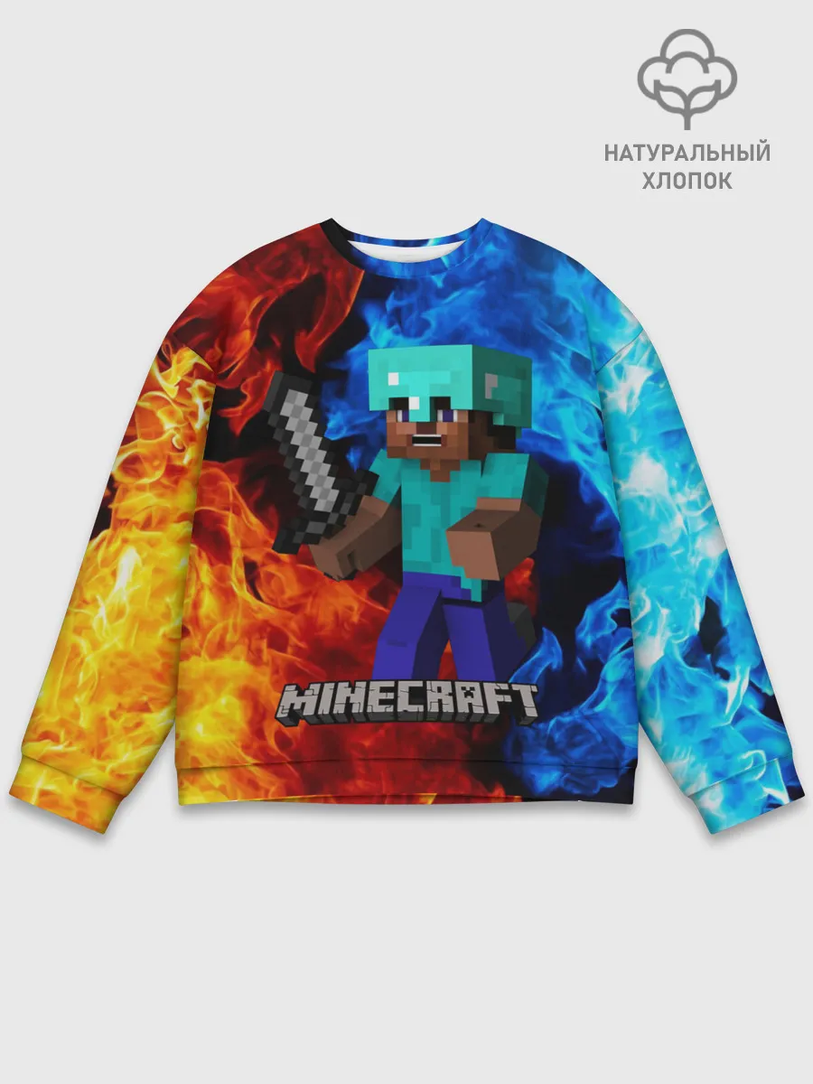 Мужской свитшот базовый / MINECRAFT