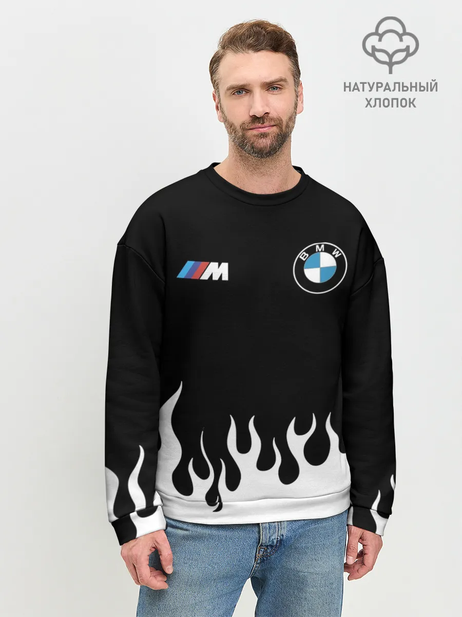 Мужской свитшот базовый / BMW / БМВ