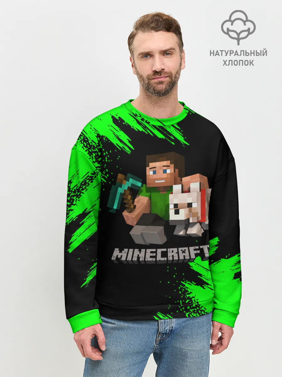 Мужской свитшот базовый / MINECRAFT
