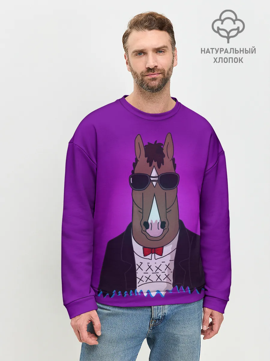 Мужской свитшот базовый / БоДжек Арт 1