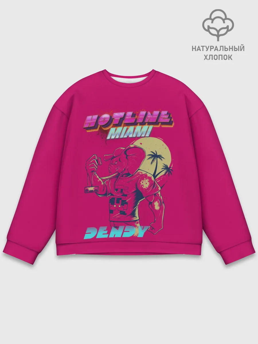 Мужской свитшот базовый / Hotline Miami