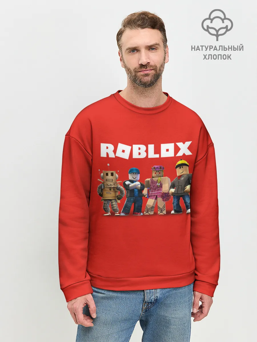 Мужской свитшот базовый / ROBLOX
