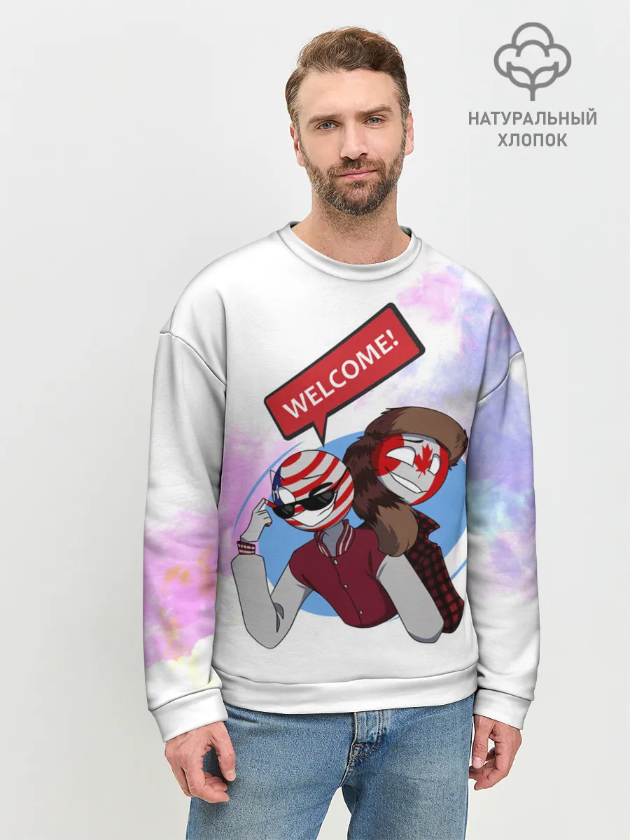 Мужской свитшот базовый / Country Humans