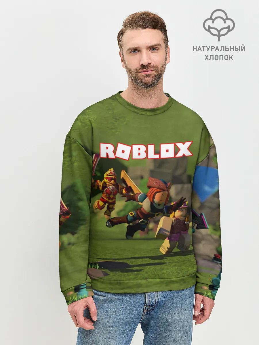 Мужской свитшот базовый / ROBLOX