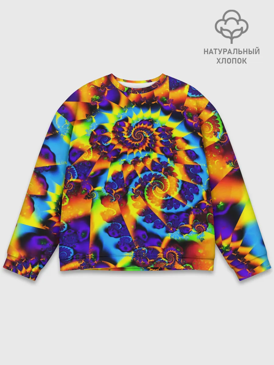 Мужской свитшот базовый / TIE-DYE COLOR