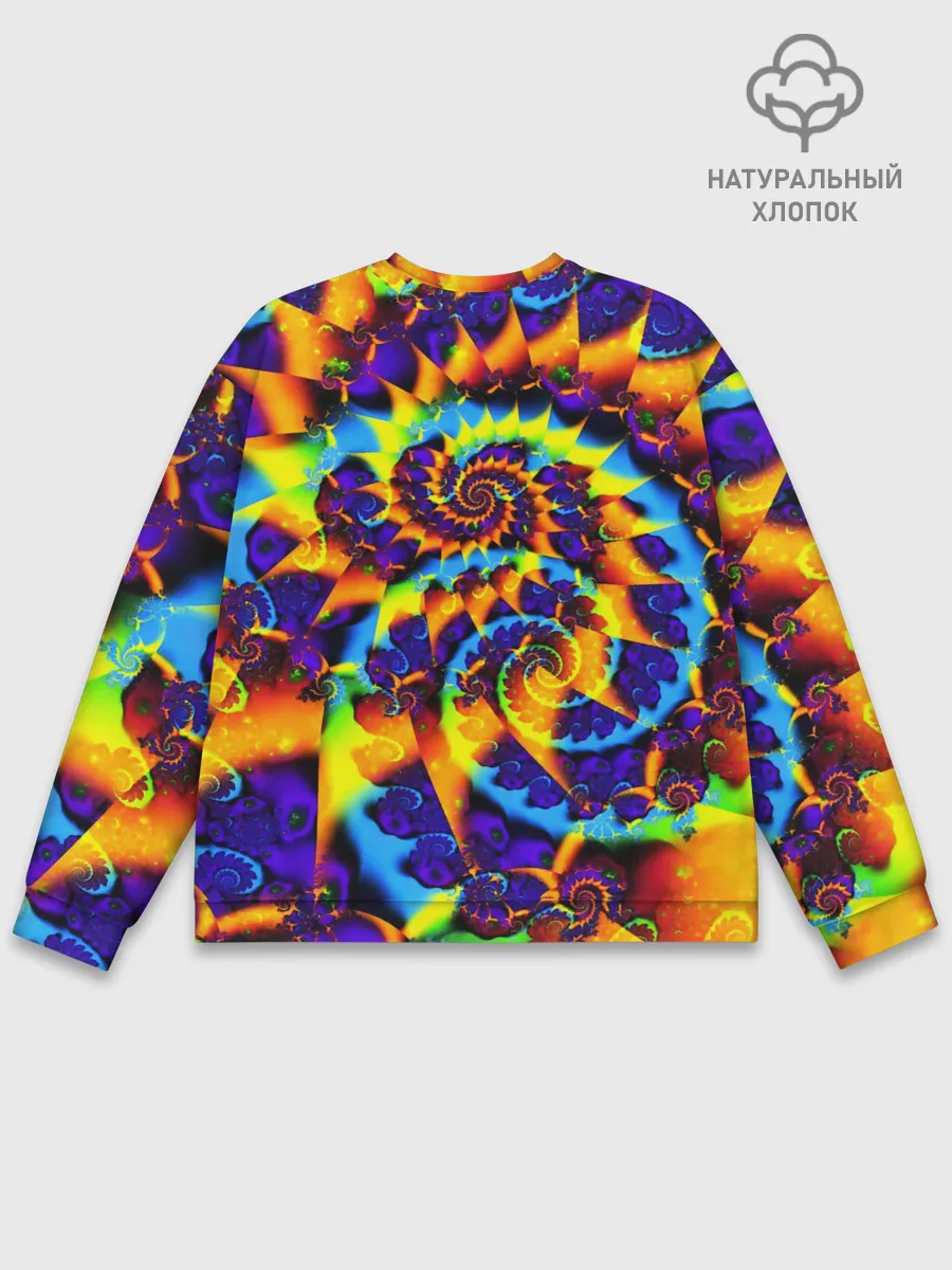 Мужской свитшот базовый / TIE-DYE COLOR