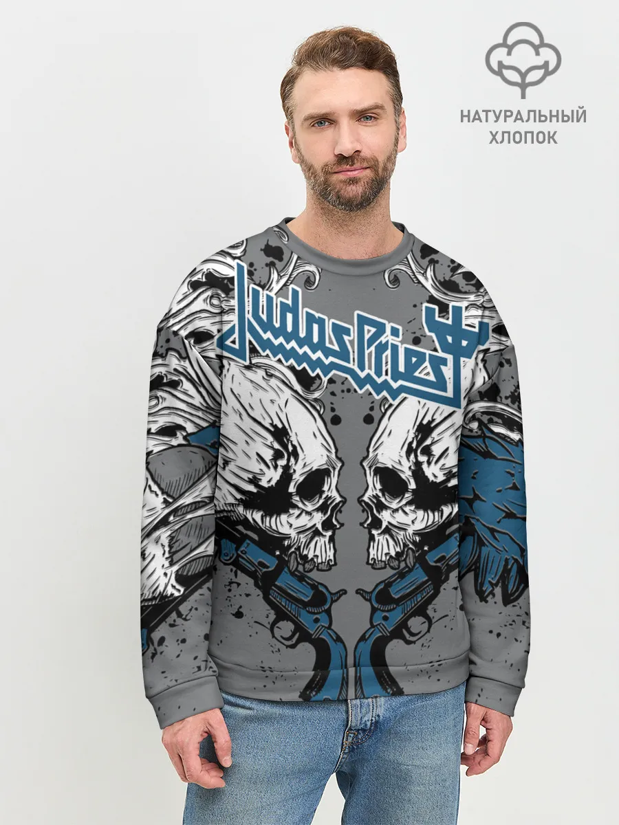 Мужской свитшот базовый / Judas Priest