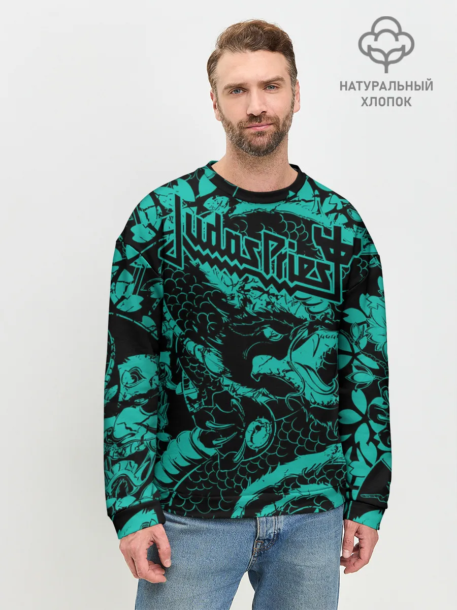 Мужской свитшот базовый / Judas Priest