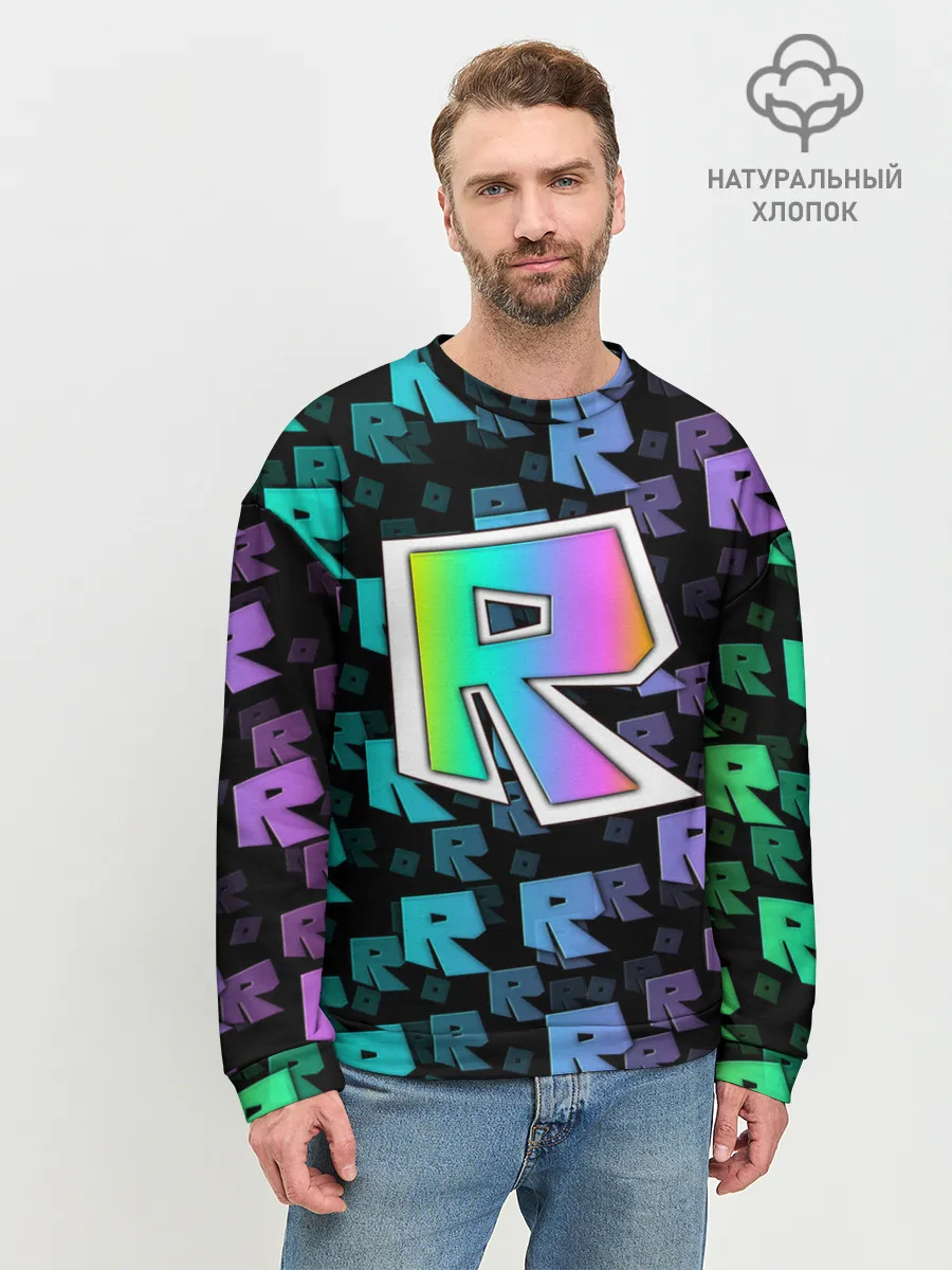 Мужской свитшот базовый / ROBLOX