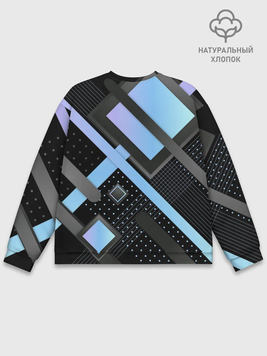 Мужской свитшот базовый / Modern Geometry