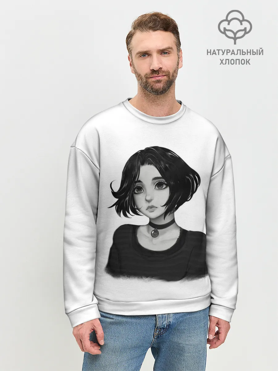 Мужской свитшот базовый / Девушка Думер