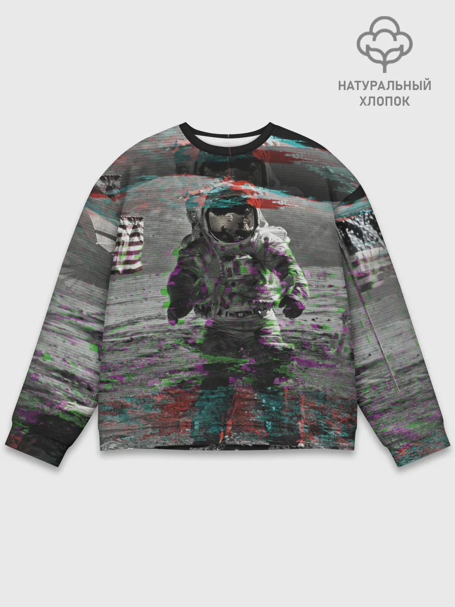 Мужской свитшот базовый / Космонавт
