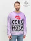 Мужской свитшот базовый / Секс не предлагать