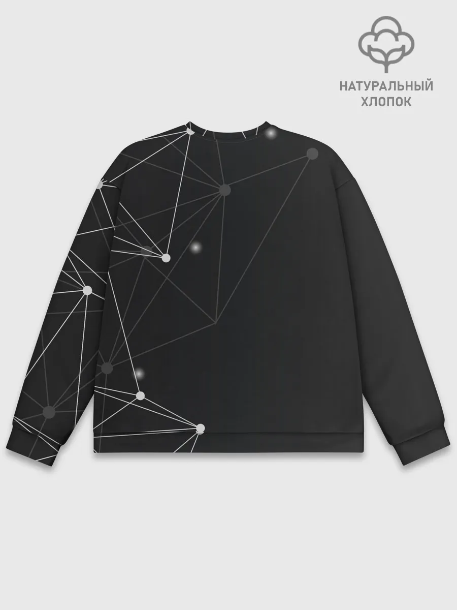 Мужской свитшот базовый / si-fi art