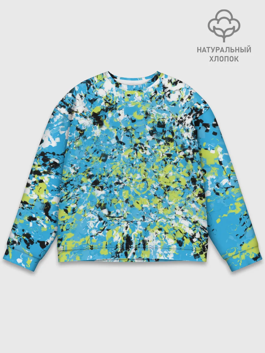 Мужской свитшот базовый / Абстракция