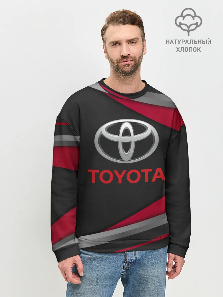 Мужской свитшот базовый / TOYOTA | ТОЁТА