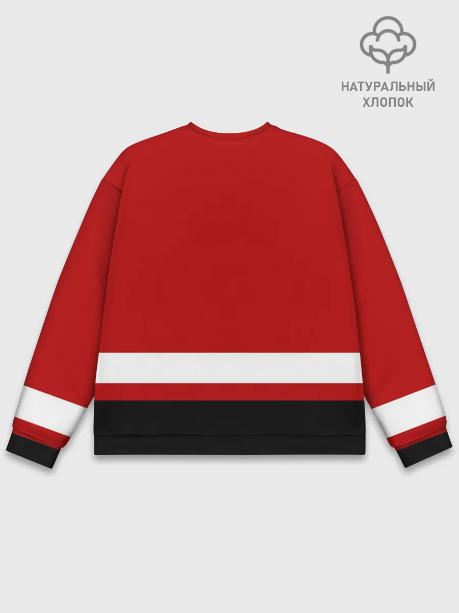 Мужской свитшот базовый / Каролина Харрикейнз