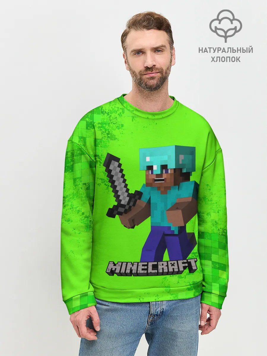 Мужской свитшот базовый / MINECRAFT