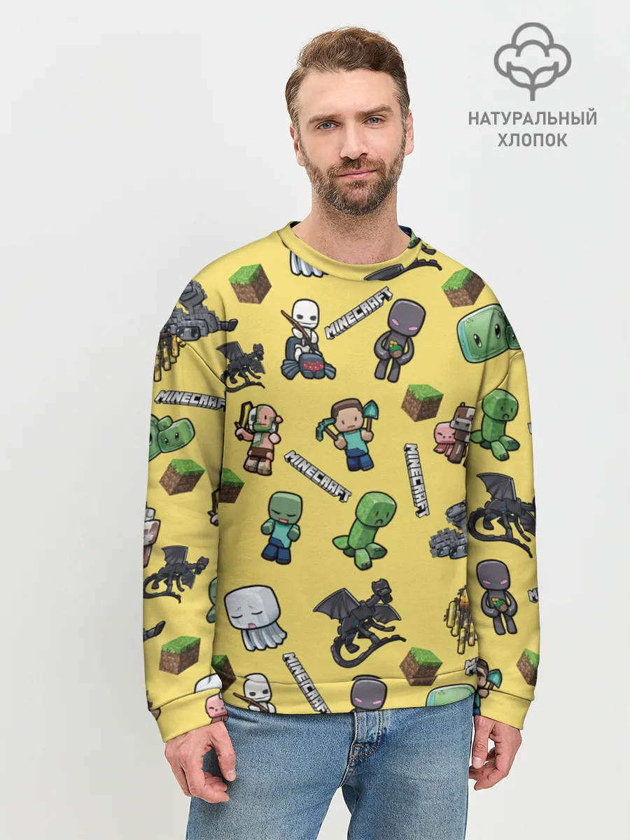 Мужской свитшот базовый / MINECRAFT