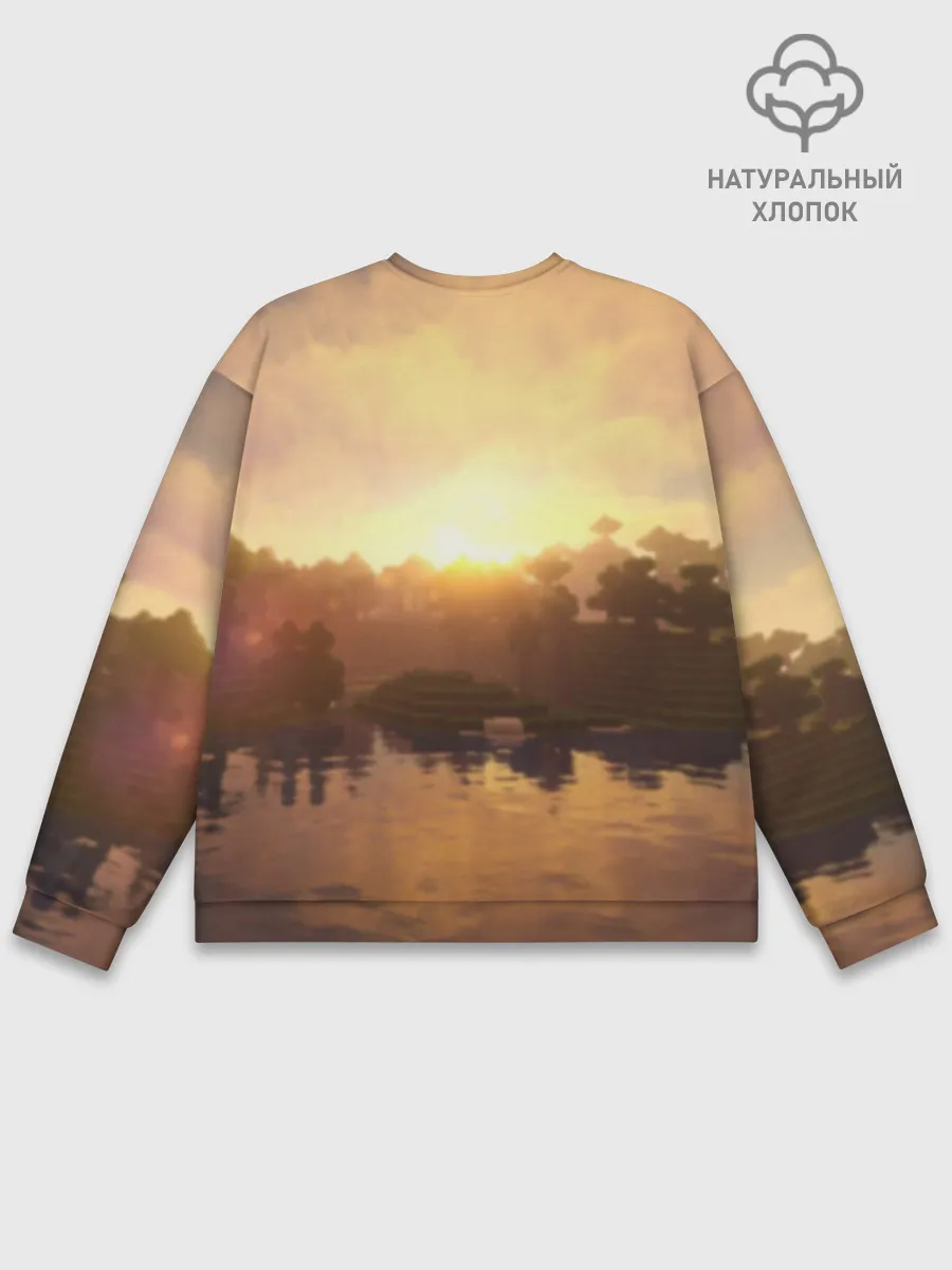 Мужской свитшот базовый / Майнкрафт